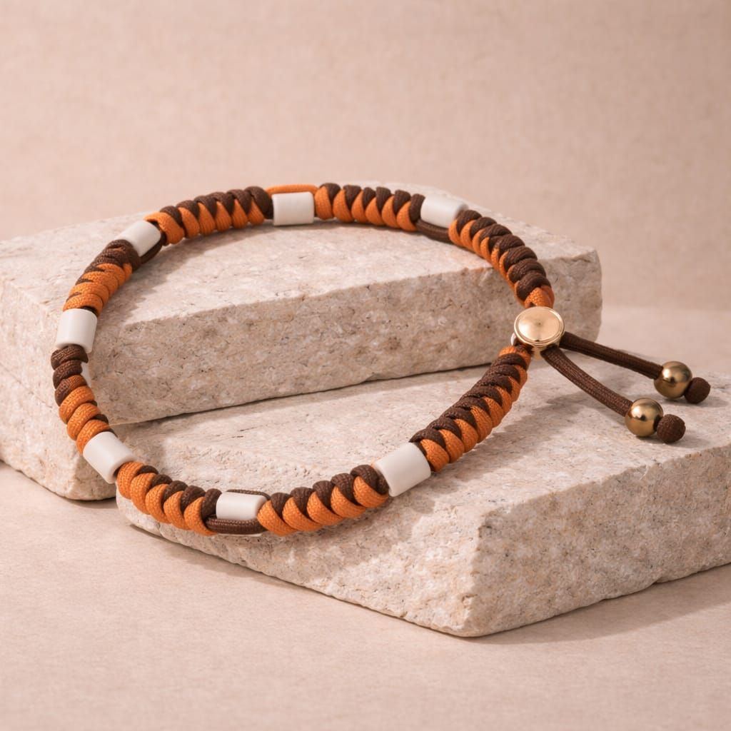 No.08 Autumn Glow – Natuurlijke EM-X Anti-Tekenband - 42/48cm