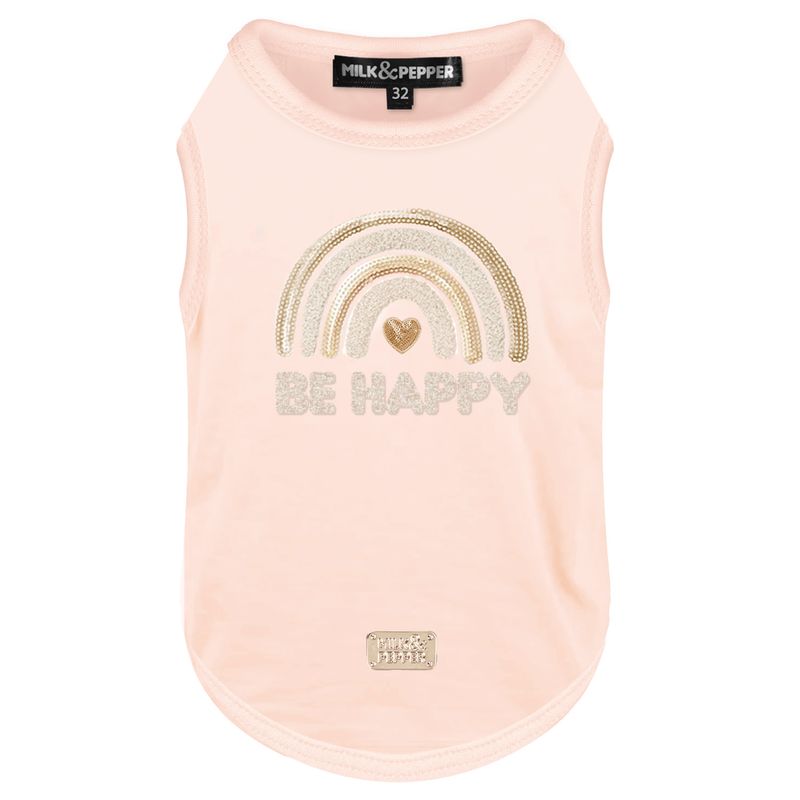 Milk&pepper - Azumi t-shirt "Be Happy" Teckel Milk&pepper - Azumi t-shirt "Be Happy" Teckel