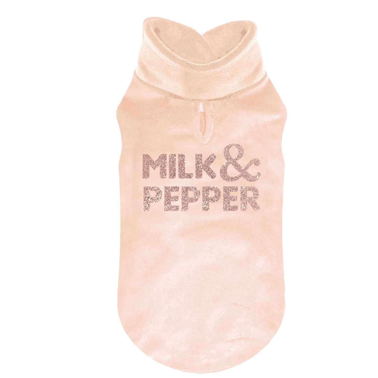 Milk&amp;pepper - Bergen - sweat velours rose