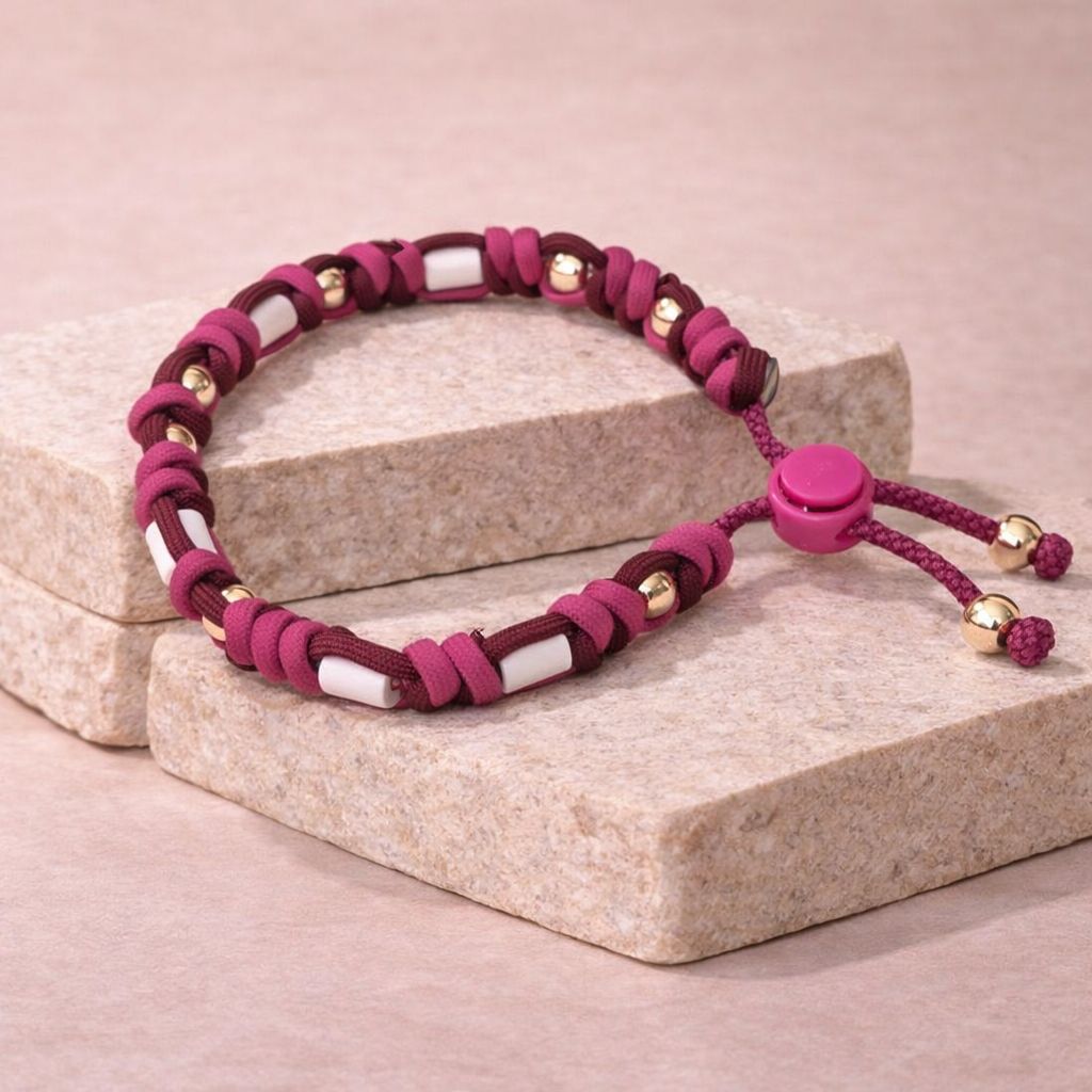 NO.24 Berry Chic - Natuurlijke EM-X Anti-Tekenband - 29/33cm