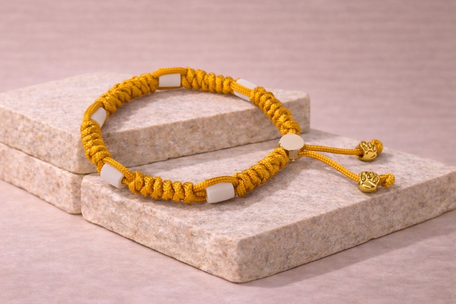 NO.26 Honey Gold - Natuurlijke EM-X Anti-Tekenband - 22/26cm