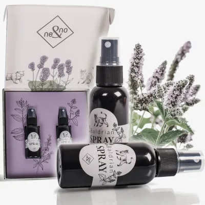 ne&no - Valeriaanspray voor katten - set van 2 in geschenkdoos ne&no - Valeriaanspray voor katten - set van 2 in geschenkdoos