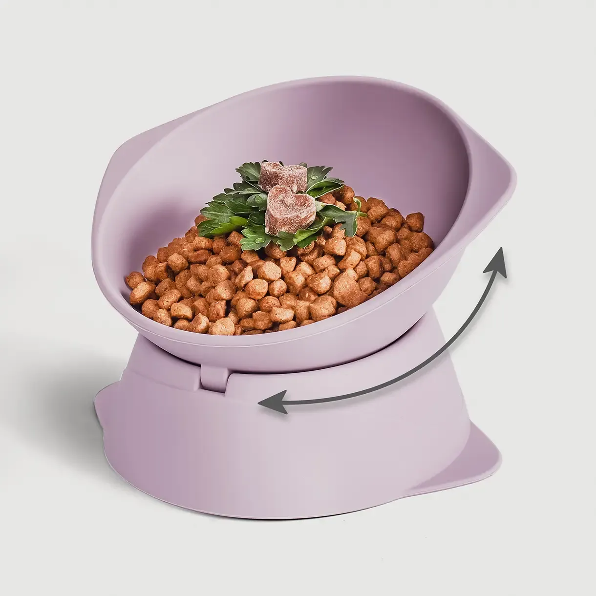 ne&amp;no - Verhoogde siliconen kattenbak + verstelbare helling