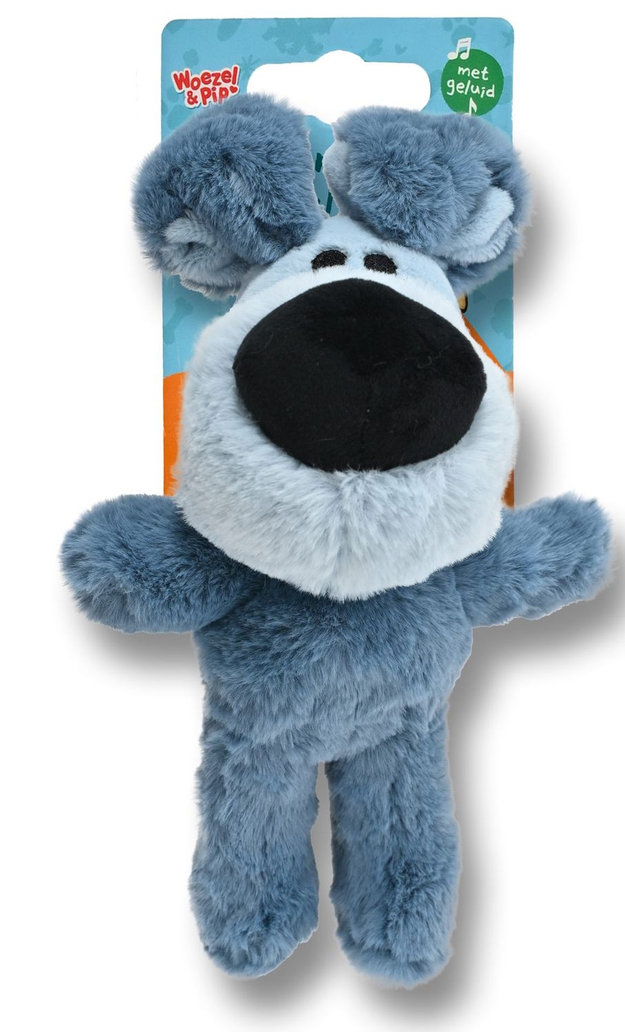 Woezel &amp; Pip - Woezel - Pluche + Touwskelet - 23cm