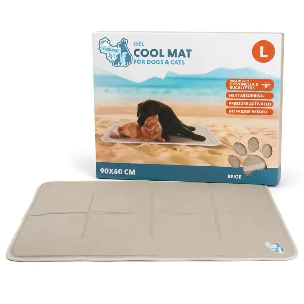 Coolpets - Gel Cooling Mat - Beige