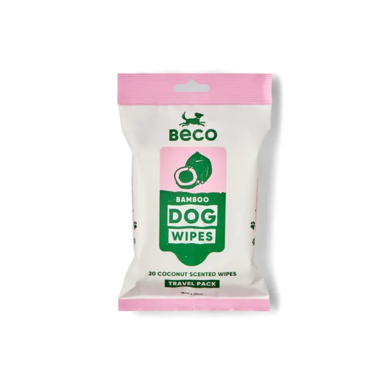 Bamboo Travel Wipes - Coconut Scented - 20 Pack Bamboo Travel Wipes - Coconut Scented - 20 Pack