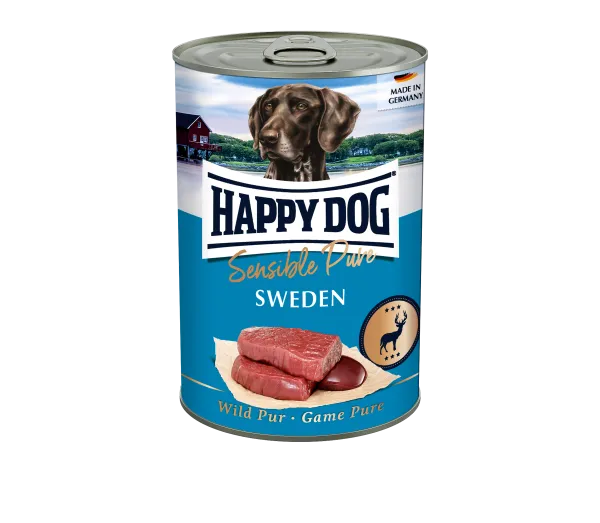 Happy Dog - Sensible pure – Sweden (wild) 400 gr Happy Dog - Sensible pure – Sweden (wild) 400 gr