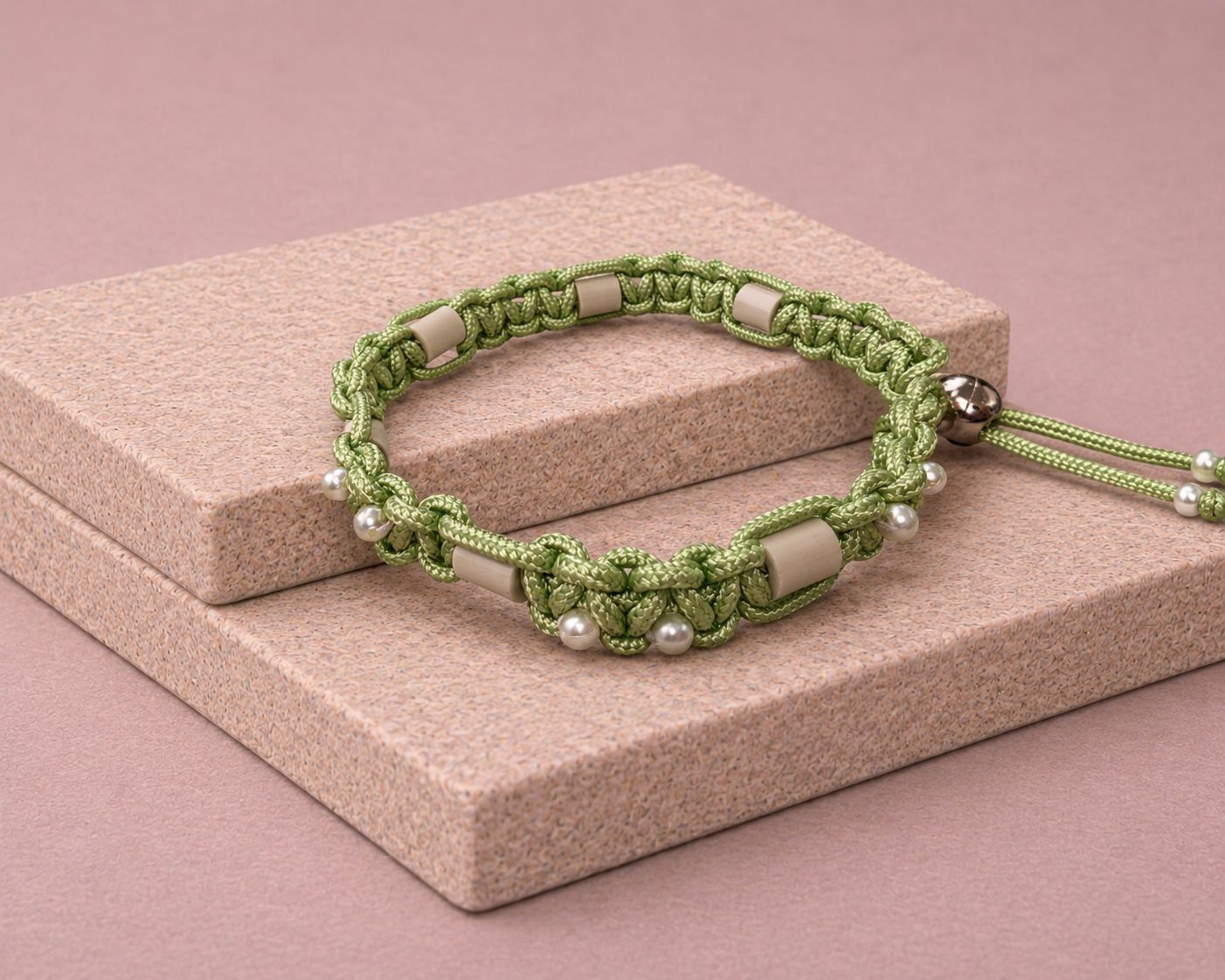 No.36 Meadow Pearl – Natuurlijke EM-X Anti-Tekenband - 35/39cm