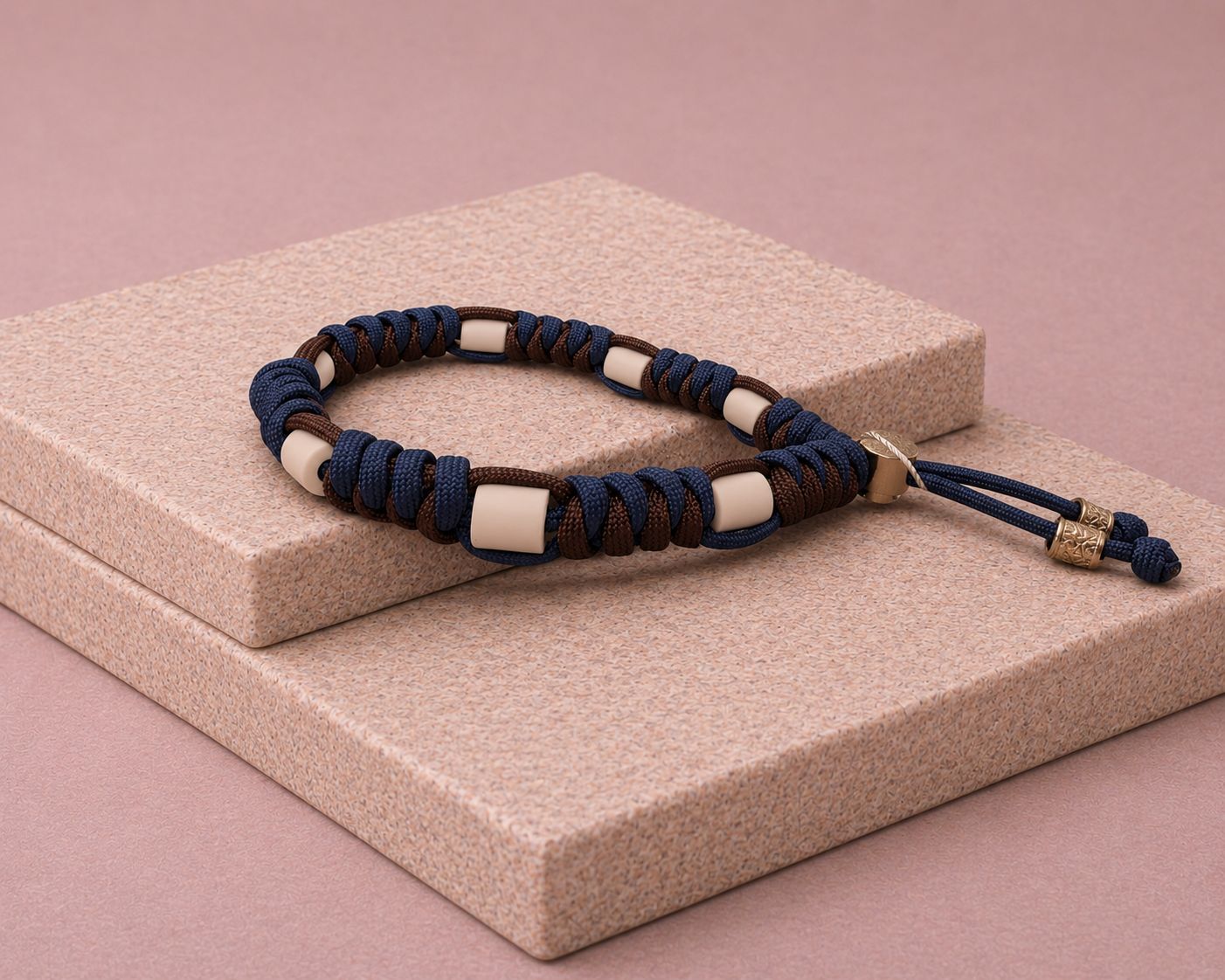 No.35 Midnight Mocha – Natuurlijke EM-X Anti-Tekenband - 34/38cm