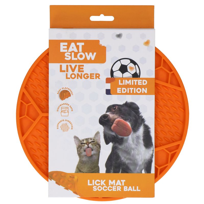 Eat Slow Live Longer - Lick Mat Soccer Ball (Limited Edition WK) Eat Slow Live Longer - Lick Mat Soccer Ball (Limited Edition WK)