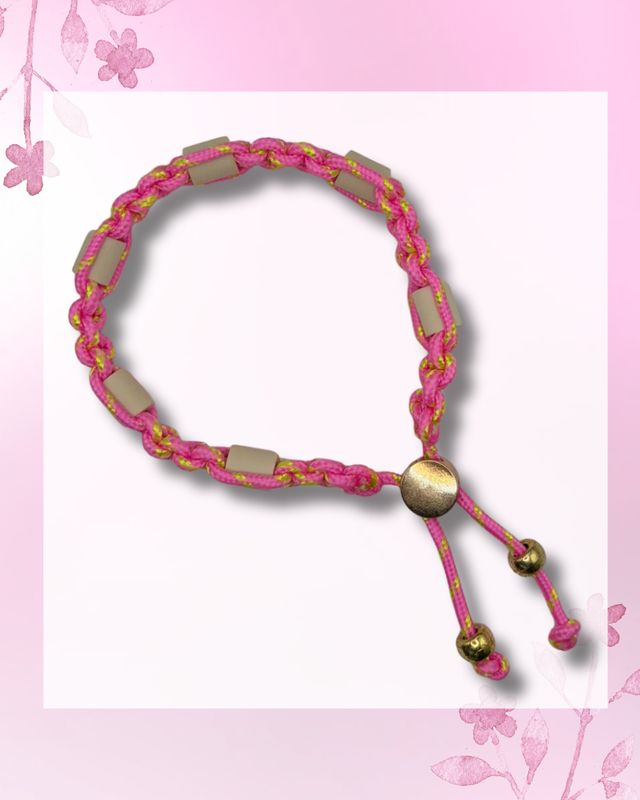 No.18 Flamingo Pop – Natuurlijke EM-X Anti-Tekenband - 26/30cm No.18 Flamingo Pop – Natuurlijke EM-X Anti-Tekenband - 26/30cm
