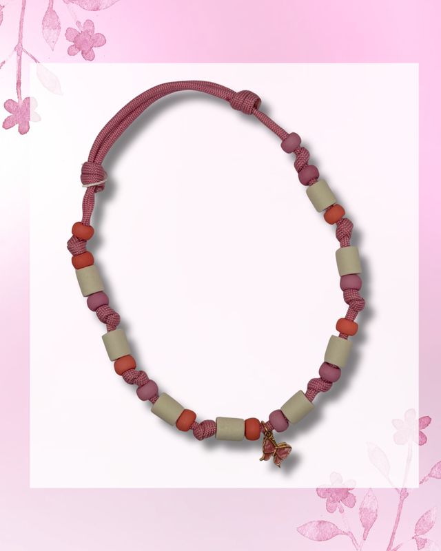 No. 42 Butterfly Kiss – Natuurlijke EM-X Anti-Tekenband - 36/44cm No. 42 Butterfly Kiss – Natuurlijke EM-X Anti-Tekenband - 36/44cm