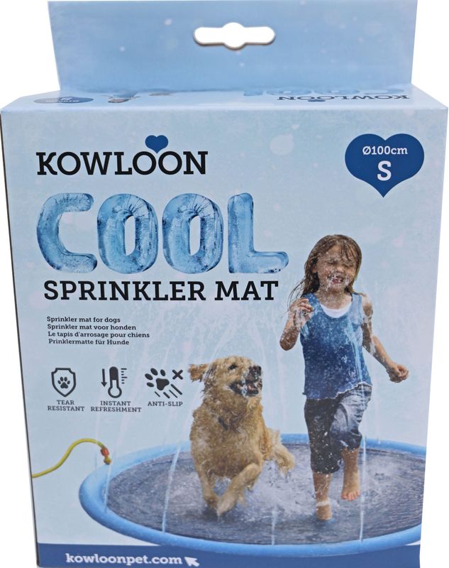 Kowloon Cool sprinkler mat blauw S, 100 cm. Kowloon Cool sprinkler mat blauw S, 100 cm.