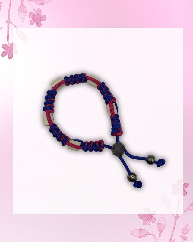 No.35 Blueberry Kiss – Natuurlijke EM-X Anti-Tekenband - 20/22cm No.35 Blueberry Kiss – Natuurlijke EM-X Anti-Tekenband - 20/22cm