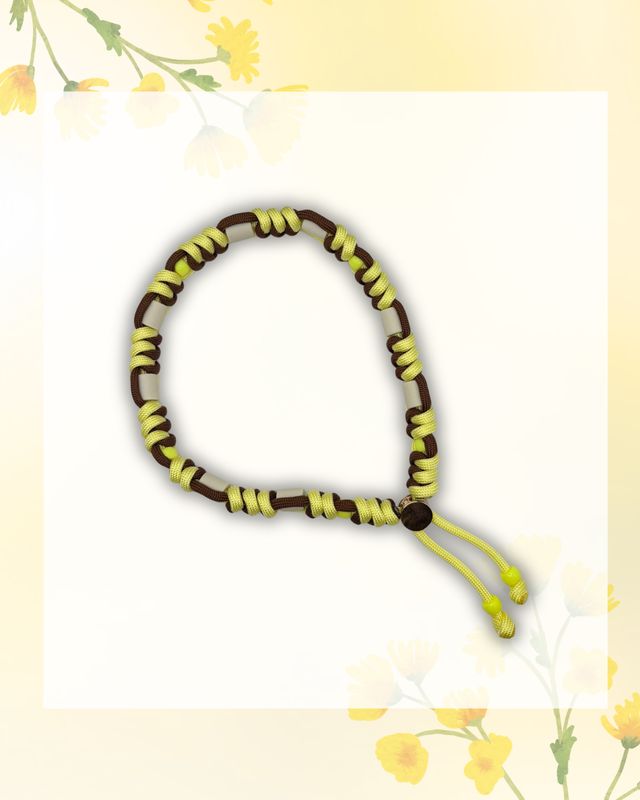 No.12 Honey Bee – Natuurlijke EM-X Anti-Tekenband - 40/44cm No.12 Honey Bee – Natuurlijke EM-X Anti-Tekenband - 40/44cm