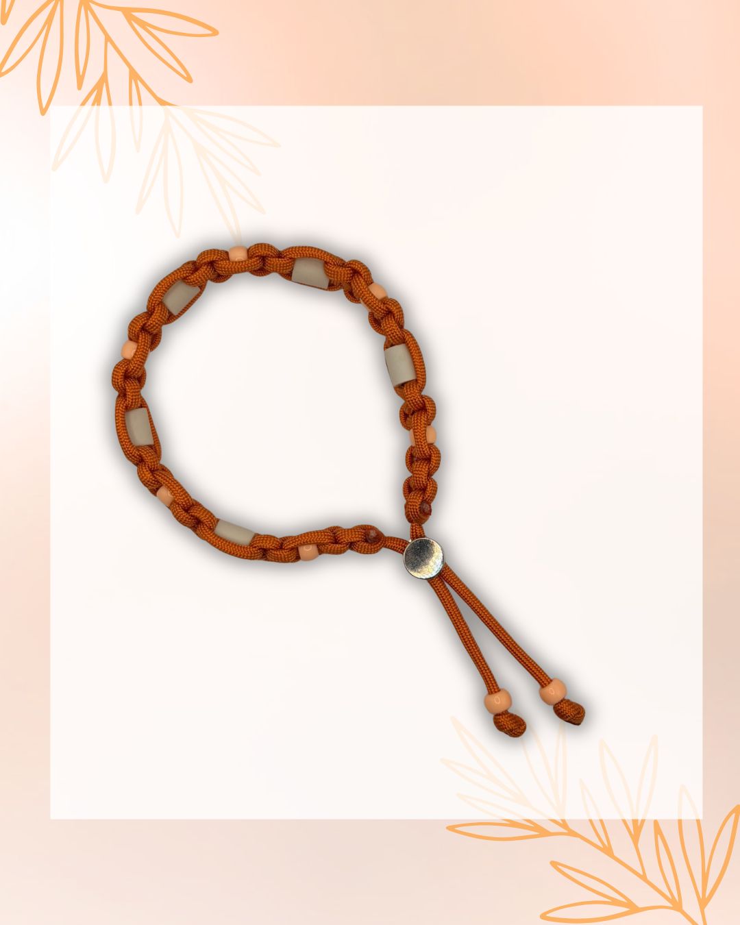 No.20 Peach Blossom – Natuurlijke EM-X Anti-Tekenband - 27/31cm No.20 Peach Blossom – Natuurlijke EM-X Anti-Tekenband - 27/31cm