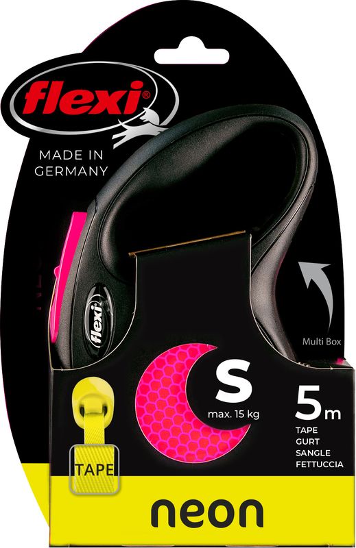 Flexi rollijn - NEW NEON - Tape S - 5 meter Flexi rollijn - NEW NEON - Tape S - 5 meter