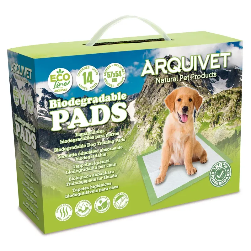 Puppymat - Onderleggers - Biologisch afbreekbaar - 14 stuks Puppymat - Onderleggers - Biologisch afbreekbaar - 14 stuks