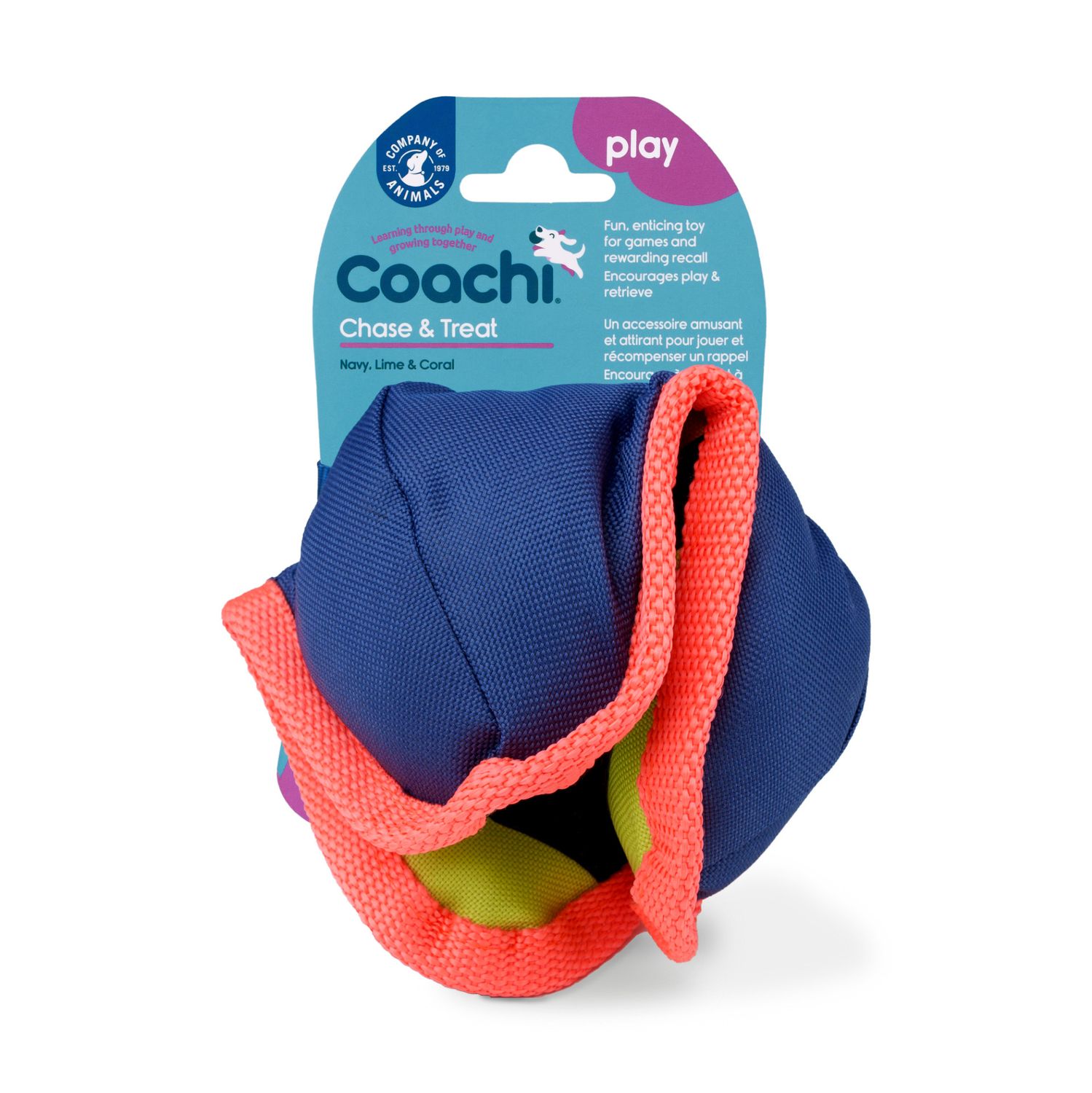 Coachi - chase & treat - navy, lime&coral Coachi - chase & treat - navy, lime&coral