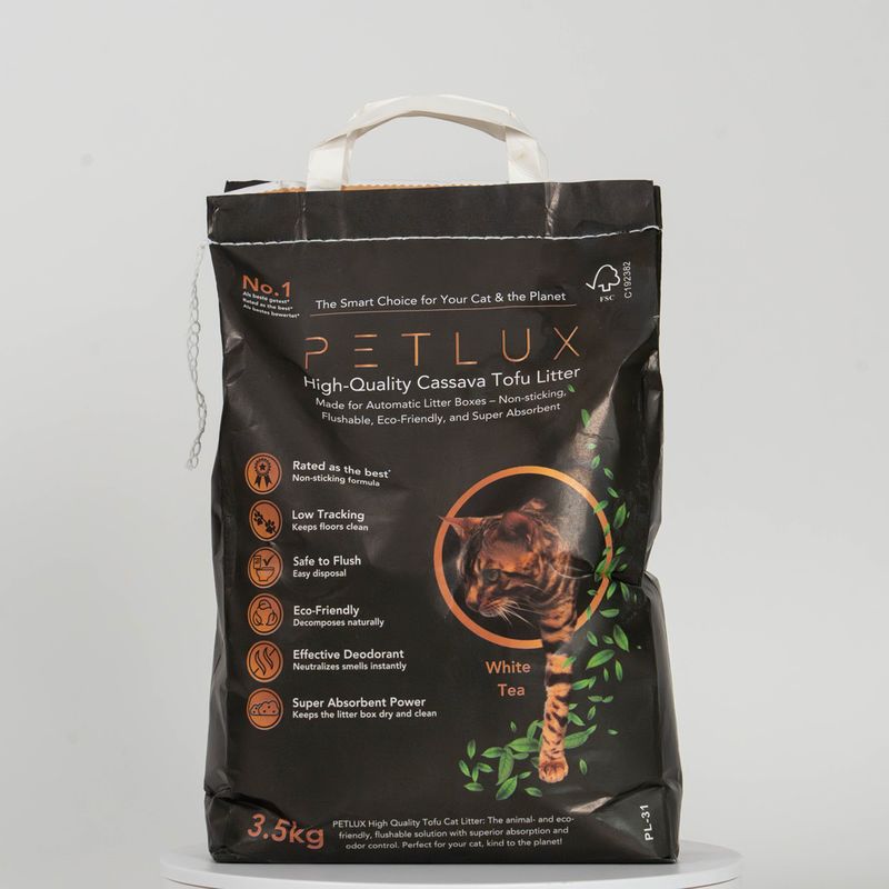 Petlux Cassave Tofu Kattenbakvulling 3,5 kg Petlux Cassave Tofu Kattenbakvulling 3,5 kg