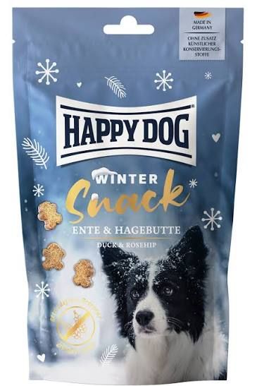 Happy Dog - Wintersnack 2026 - Eend & Rozenbottel Happy Dog - Wintersnack 2026 - Eend & Rozenbottel