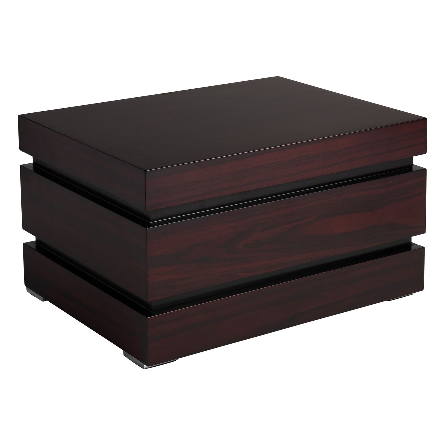 Madison Humidor – Rosewood Block Design – 60 to 130 Cigar Capacity