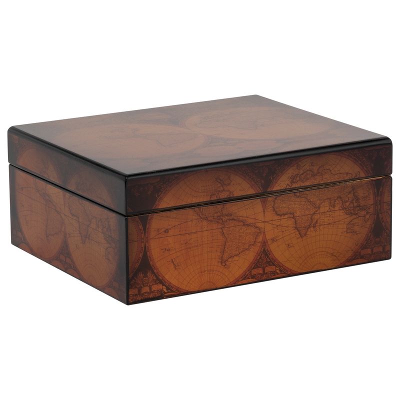 Old World Humidor – Old World Finish – 30 to 55 Cigar Capacity