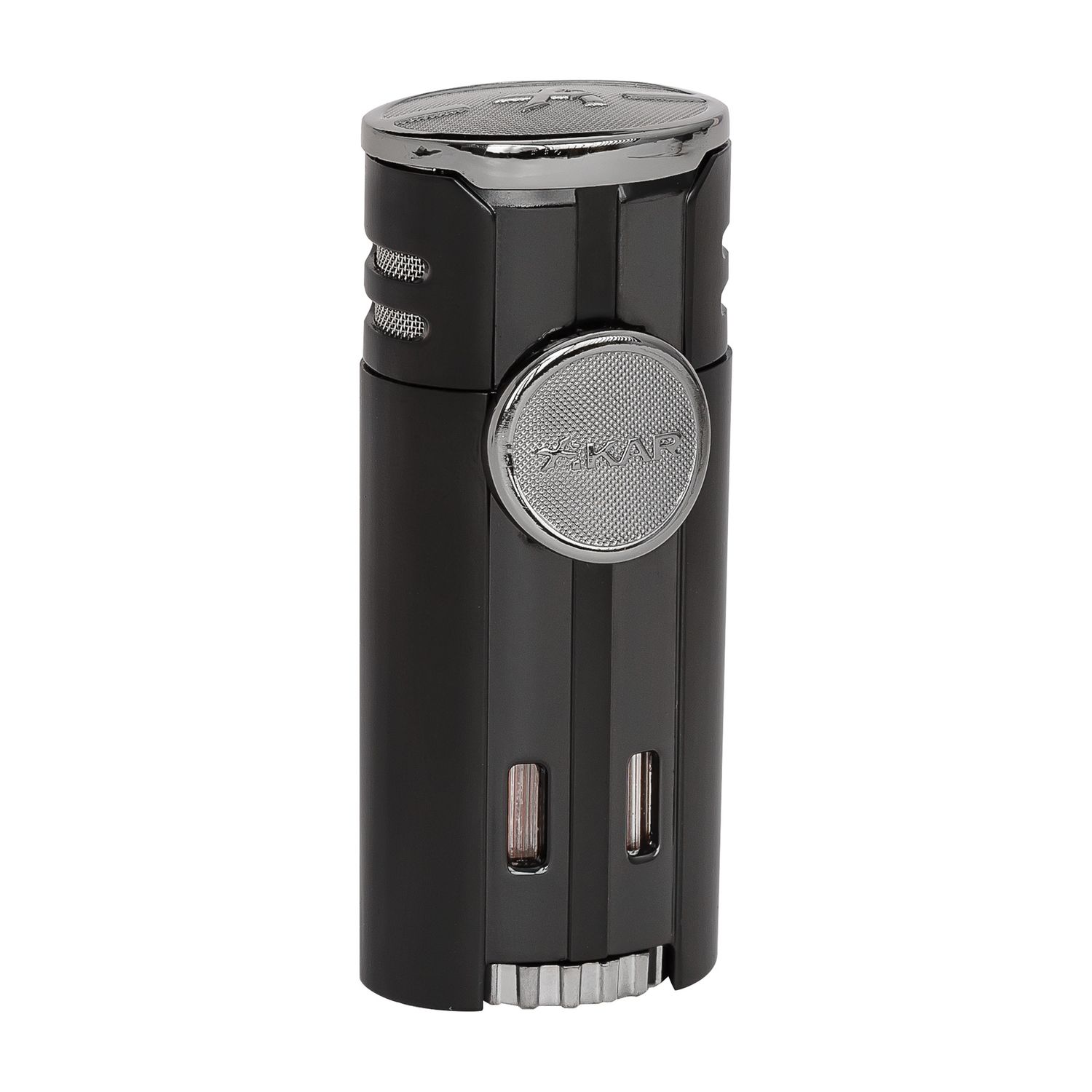 Xikar – HP4 Diamond Quad Jet Flame Lighter, Colour: Black