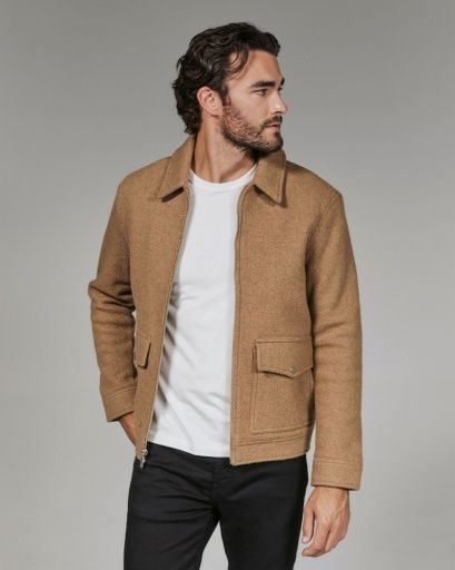 BOUCLE ZIP JACKET