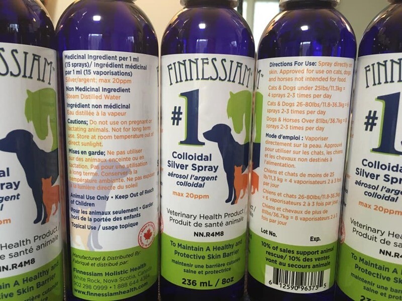 Finnessiam's #1 - Colloidal Silver 8oz Spray, Approved as a Veterinary Health Product!​ NN.R4M8