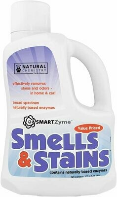 Natural Chemistry - Smells & Stains 3L - Natural Enzyme Cleaner. FOR LOCAL PICK UP ONLY AS CLEARANCE ITEM!