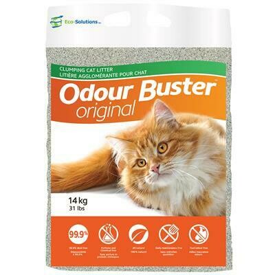 Odour Buster - Original, Cat Litter - 14kg (31lbs) Bag Odour Buster - Original, Cat Litter - 14kg (31lbs) Bag