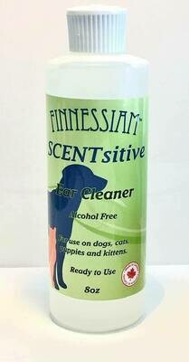 NEW! Finnessiam SCENTsitive - Alcohol free! Colloidal Silver & Witch Hazel Ear Cleaner 8oz - safe for cats & dogs.