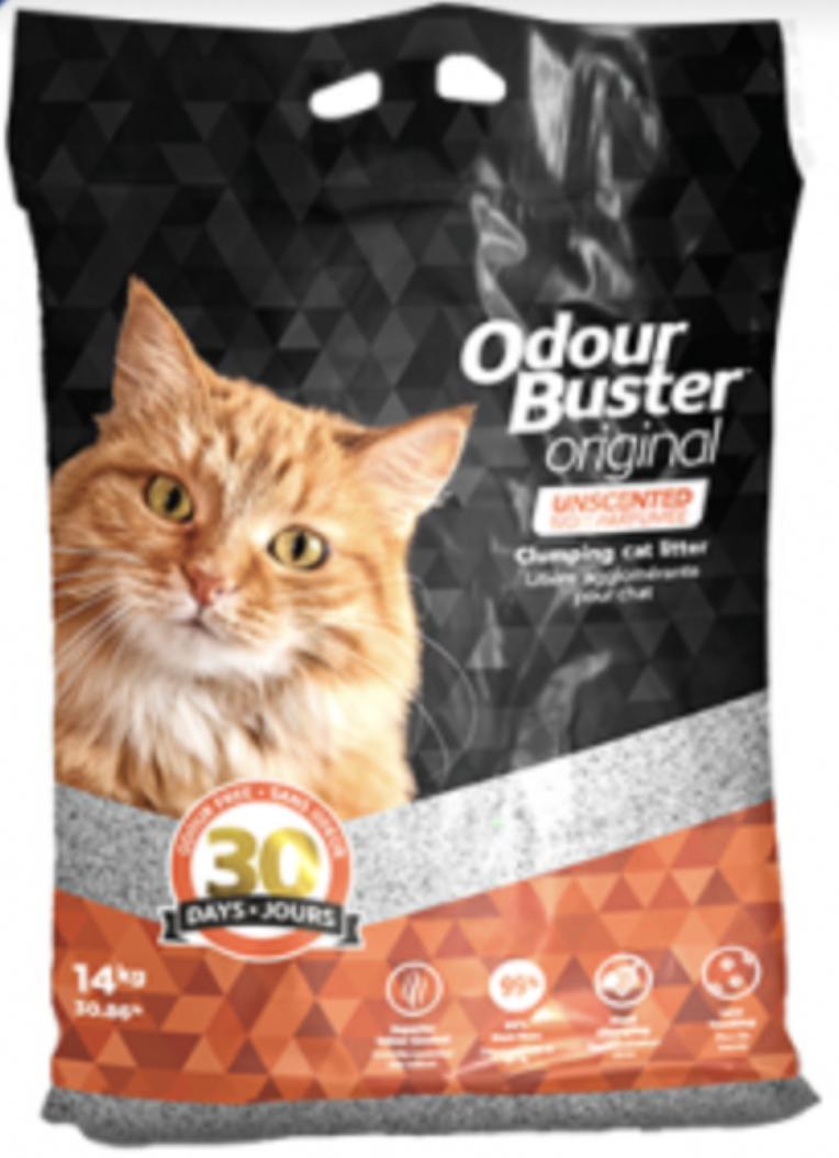 Odour Buster - Original, Cat Litter - 14kg (31lbs) Bag