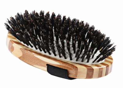 Bass Brush - A2 - Shine & Condition Pet Brush - Palm Style - 100% Premium Natural Bristle