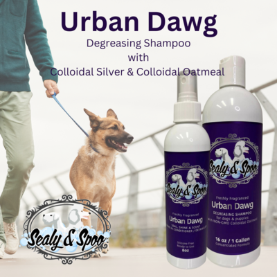 Sealy & Spoo - Shampoo & Seal/Shine/Scent Spray - URBAN DOG (woodsy & masculine).