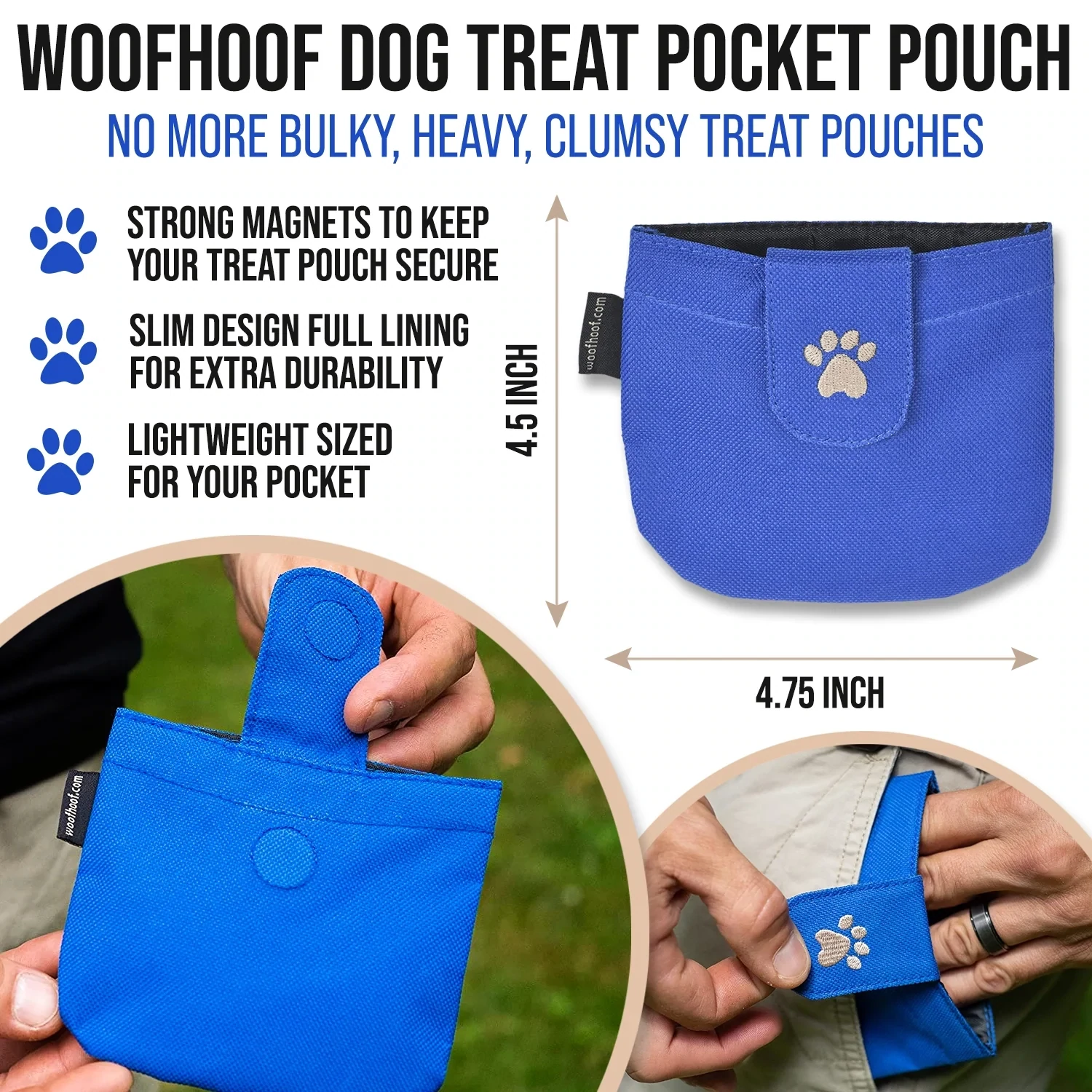 Dog Treat Pocket Pouch from Woof Hoof