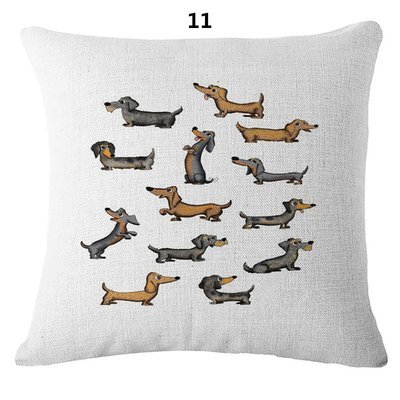Lots of Daschunds Cushion Cover Lots of Daschunds Cushion Cover