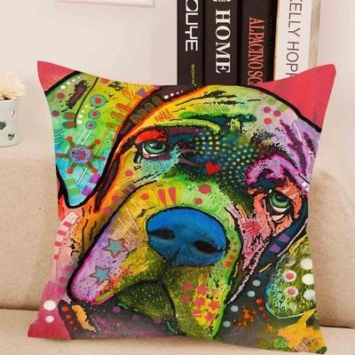 Boxer/Mastiff Pup Cushion Cover Boxer/Mastiff Pup Cushion Cover