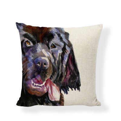 Newfoundland (black) Cushion Cover Newfoundland (black) Cushion Cover