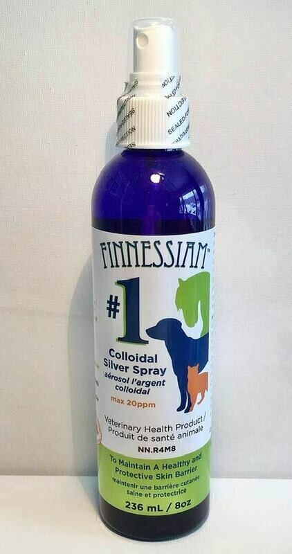 Finnessiam's #1 - Colloidal Silver 8oz Spray, Approved as a Veterinary Health Product!​ NN.R4M8
