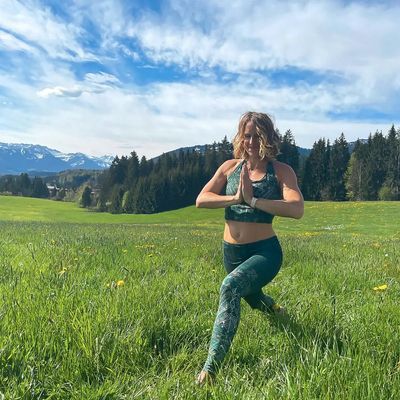 Spirit Of OM Buddhi Yoga BH Smaragd/Yoga Bra Emerald