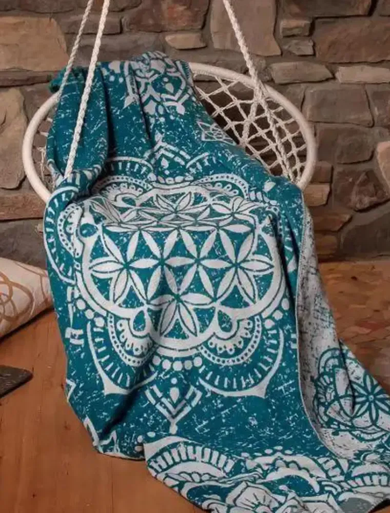 Cuddly Smaragd Pledd/Emerald Blanket Organic