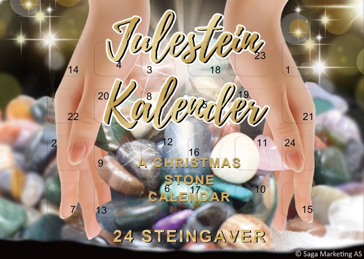 Julekalender Med Stein/Christmas Stone Calendar