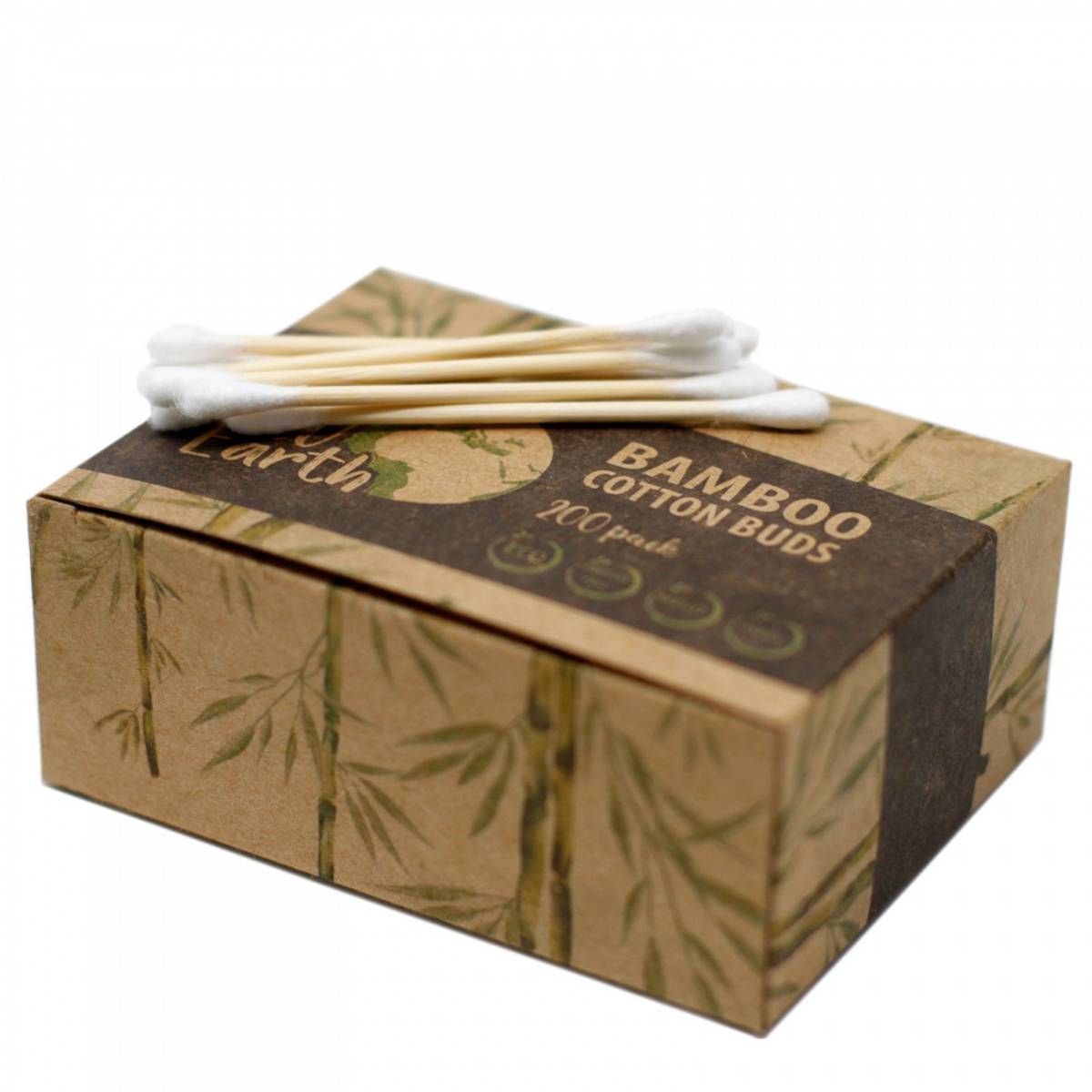 Bambus Bomullpinner/Bamboo Cotton Buds 200pcs