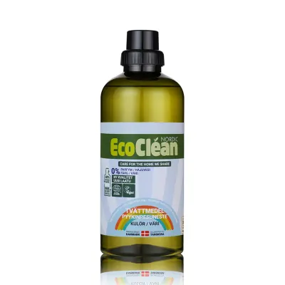 EcoClean Vaskemiddel Fargefritt og Duftfritt/Laundry Free 1000ml