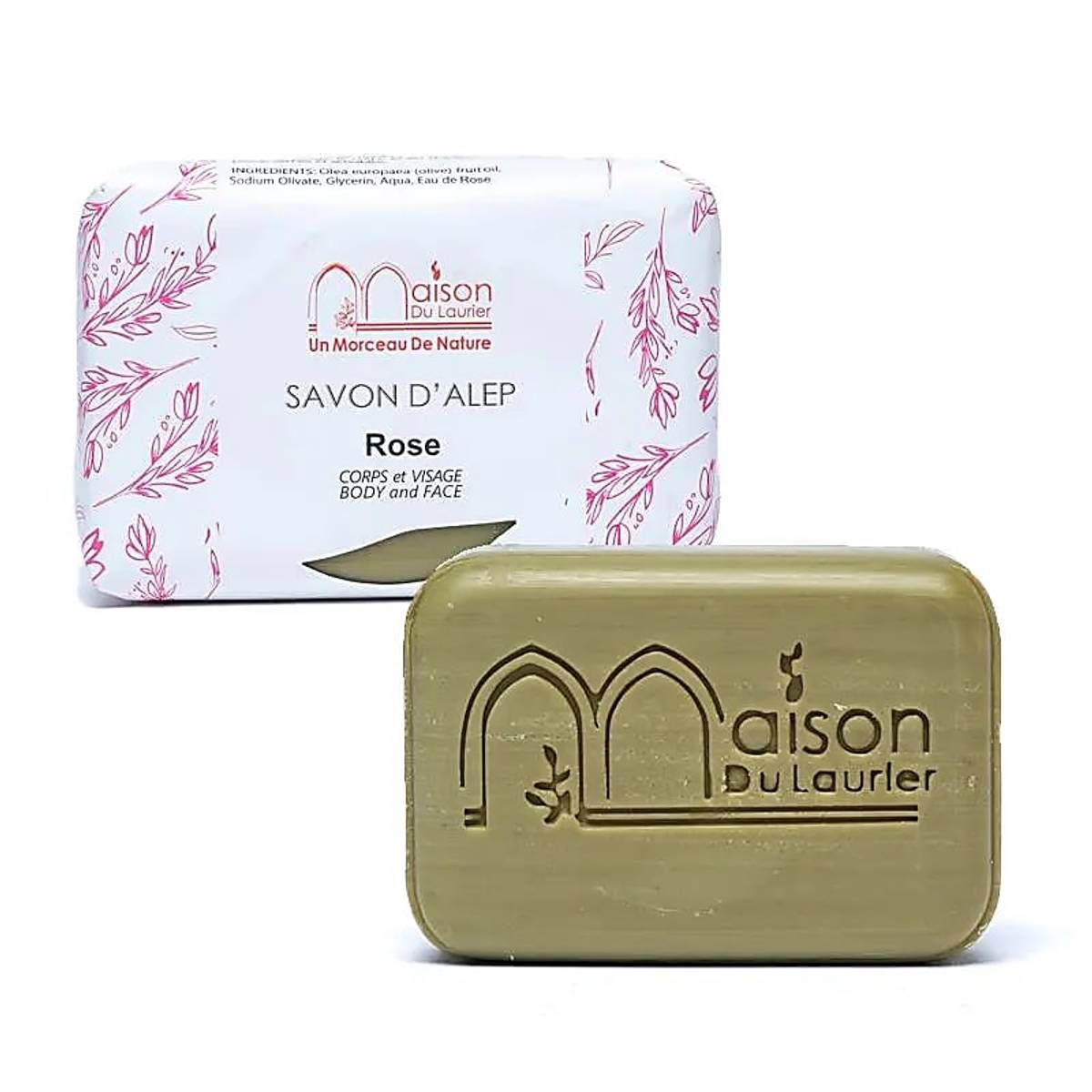 Maison Du Laurier Aleppo Rose Såpe/Soap 100g