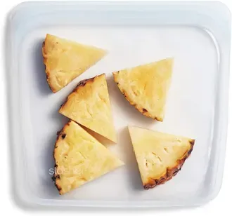 Stasher Silicone Sandwich Bag Clear 19x18cm