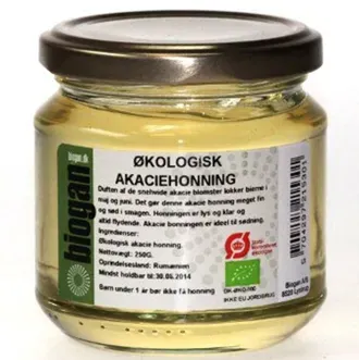 Biogan Økologisk Akacie Honning/Honey 500ml