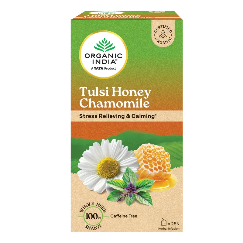 Organic India Tulsi Honning Kamille Te/Tulsi Honey Chamomile Tea